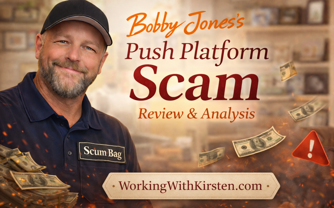 Bobby Jones Push Platform Scam Review & Analysis