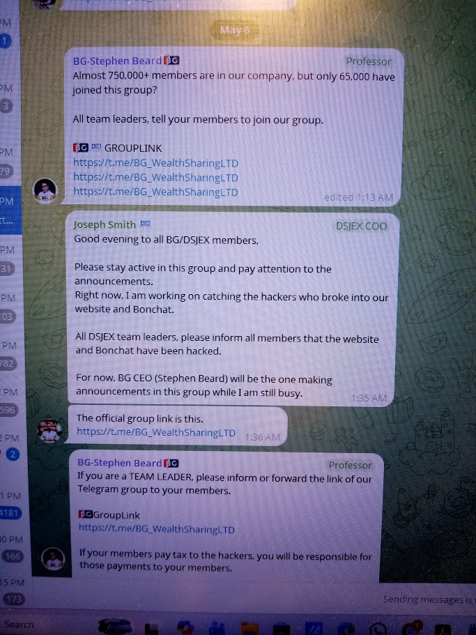 bg wealth sharing 