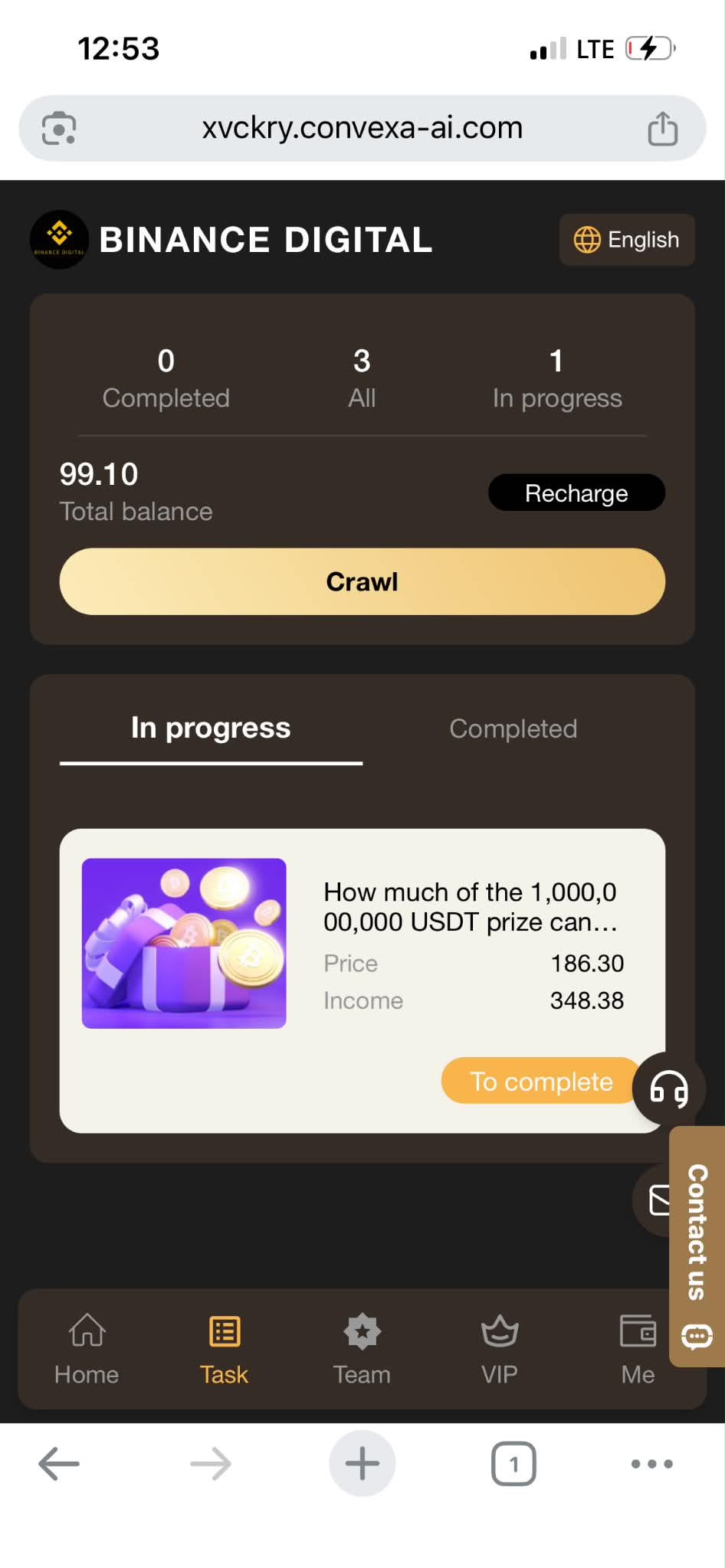 binance digital scam