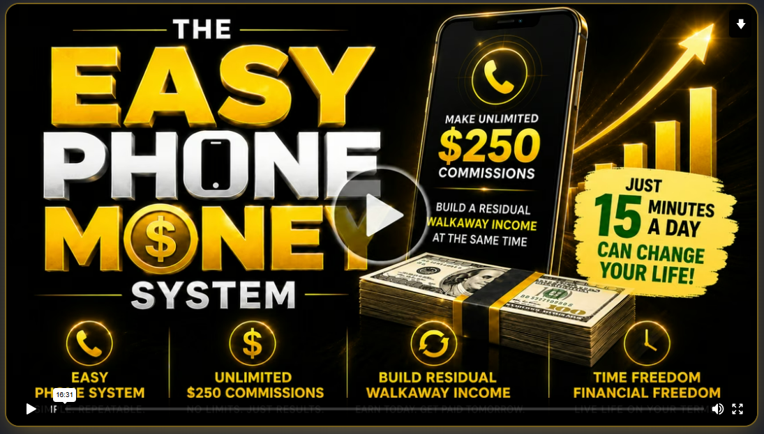 Easy Phone Money System Bob Howsden