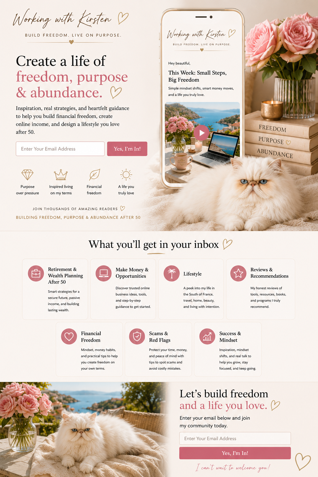 working with kirsten newsletter
